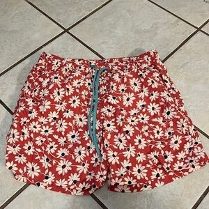 J Crew Swimsuit Men Floral Shorts